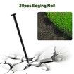 No Dig Garden Edging 3x10m Landscape Edge Fence Lawn Border Decor Flexible Plant Grass Barrier Paver Flower Bed Support Bender DIY Plastic