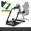 Racing Simulator Wheel Stand Upgraded Flight Sim Cockpit Foldable Gaming Steering Accessories  Logitech Thrustmaster