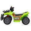 Kids Ride On Car ATV Model Toy Quad Bike Car Green 4 Wheeler Motorised Rechargeable Battery MP3 USB LED Children