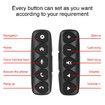 2Pcs Luminous DVD Navigation Car Steering Wheel Remote Control Wireless Controller Buttons Bluetooth-compatible Multifunction