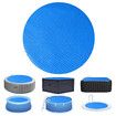 Solar Pool Covers 6 Feet Diameter Round Above Ground Bubble Pool Hot Tub Spa Thermal Solar Covers (6 Feet)