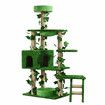 140cm Cat Tree Tower Kitty Sisal Scratching Post Scratcher House Stand Cave Hammock Activity Centre Artificial Grass Condo Furniture Multi Levels