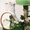 90cm Cat Tree Tower Kitten Sisal Scratching Post House Stand Activity Centre Cave Scratcher Condo Artificial Grass Gym Furniture Hammock Perch