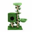 90cm Cat Tree Tower Kitten Sisal Scratching Post House Stand Activity Centre Cave Scratcher Condo Artificial Grass Gym Furniture Hammock Perch