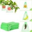 100 Pcs Fruit Protection Bags,6&quot;×8&quot; Fruit Netting Bags for Fruit Trees Fruit Cover Mesh Bag with Drawstring Netting Barrier Bags for Plant Fruit Flower