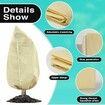 2 Packs Plant Covers Freeze Protection Large 31.7 X 47.7In Tree Covers Frost Cloth Plant Anti-Freeze Shrub Protection Bag with Zipper Drawstring Frost Blankets (Beige)