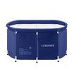 Portable Bathtub Foldable Soaking Ice Bath Spa Tub Thickening Freestanding for Adults Home Bathroom 300L Blue