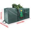 Christmas Tree Storage Bag | Christmas Tree (Single print), Fits Up Heavy Duty 600D Oxford Xmas Holiday Tree Bag with Durable Handles & Dual Zipper 122 * 38 * 51cm (Green)