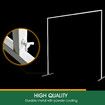 Wedding Backdrop Stand Photo Photography Frame Party Decoration Picture Holder Balloon Display Background 2x2m Galvanised Stainless Steel White