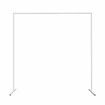 Wedding Backdrop Stand Photo Photography Frame Party Decoration Picture Holder Balloon Display Background 2x2m Galvanised Stainless Steel White