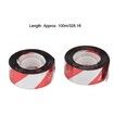 Bird Keep Away Ribbon, Reflective Bird Repellent Tape Weatherproof 2pcs DIY Cutting for Patios for Railings(Red Silver)