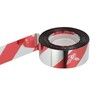 Bird Keep Away Ribbon, Reflective Bird Repellent Tape Weatherproof 2pcs DIY Cutting for Patios for Railings(Red Silver)