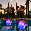 Coloured(1PCS)-LED Beach Ball with Remote Control-16 Colors Lights and 4 Light Modes,30M Control Distance,Outdoor Beach Party Games for Kids Adults