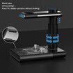 Wireless Digital Microscope 50-1000X Magnification HD 2MP WiFi USB Microscopes Camera with 8 Adjustable LED and Stand Color Black