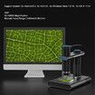 Wireless Digital Microscope 50-1000X Magnification HD 2MP WiFi USB Microscopes Camera with 8 Adjustable LED and Stand Color Black