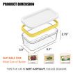 Butter Slicer Cutter, Stick Butter Container Dish with Lid for Fridge, Easy Cutting 4oz Sticks Butter