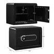 Digital Safe Security Box Electronic 16L Key Lock Fingerprint Steel Money Cash Deposit Jewellery Password Home Office