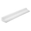 Bed Wedge Pillow Gap Filler Stopper Headboard Mattress Queen Size Foam Bedrest Comfortable Support Cushion Side Storage White 152x25.5x15cm