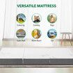 Foldable Foam Mattress Full size Trifold Sofa Bed Extra Thick Sleeping Floor Mat Portable Camping Travel Cushion