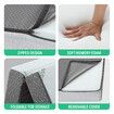 Foldable Foam Mattress Queen Size Trifold Sofa Bed Extra Thick Sleeping Floor Mat Portable Camping Travel Cushion