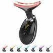 Neck Tightening Device, Wrinkle Removal Device, Facial Neck Massager for Face Lifting, Anti Aging, Bright Black