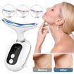 Facial Massager, Red Light Therapy for Face and Neck, Firming Wrinkle Removal Tool to Fade Lines and Wrinkles, Effectively Smooth Face and Neck