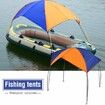 2 Persons Waterproof and UV Protection Folding Inflatables Boat Awning Top Cover with 4 D-Shaped Buckles,，Inflatable Kayak Awning Canopy，Camping