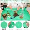 10 PCS 33*33cm Plant Repotting Mat Waterproof Indoor Succulent Potting Mat Portable Gardening Soil Changing and Watering mat and Foldable Garden mat