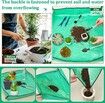 10 PCS 33*33cm Plant Repotting Mat Waterproof Indoor Succulent Potting Mat Portable Gardening Soil Changing and Watering mat and Foldable Garden mat