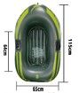 Green Raft Set -120*70cm - Fits 1 Child, Bestway Family Water Boat, Water Sports, Front Tie Rope, Suitable for Kids