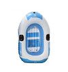 BLue Raft Set - 120*70cm - Fits 1 Child, White & Blue, Bestway Family Water Boat, Water Sports, Front Tie Rope, Suitable for Kids