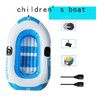 BLue Raft Set - 120*70cm - Fits 1 Child, White & Blue, Bestway Family Water Boat, Water Sports, Front Tie Rope, Suitable for Kids