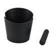 Coffee Knock Box 4.8 Inch Shock Absorbent Durable Barista Style Knock Box (Round)