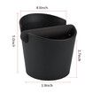 Coffee Knock Box 4.8 Inch Shock Absorbent Durable Barista Style Knock Box (Round)