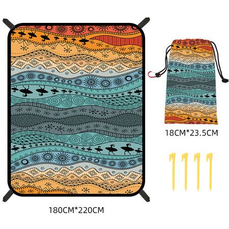 Bohemian Beach Mat Quick Drying Anti Splashing Moisture-proof Mat Outdoor Picnic Mat Camping Blanket Beach Mat