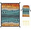 Bohemian Beach Mat Quick Drying Anti Splashing Moisture-proof Mat Outdoor Picnic Mat Camping Blanket Beach Mat