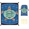 Bohemian Beach Mat Quick Drying Anti Splashing Moisture-proof Mat Outdoor Picnic Mat Camping Blanket Beach Mat