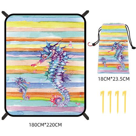 Bohemian Beach Mat Quick Drying Anti Splashing Moisture-proof Mat Outdoor Picnic Mat Camping Blanket Beach Mat