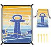 Bohemian Beach Mat Quick Drying Anti Splashing Moisture-proof Mat Outdoor Picnic Mat Camping Blanket Beach Mat