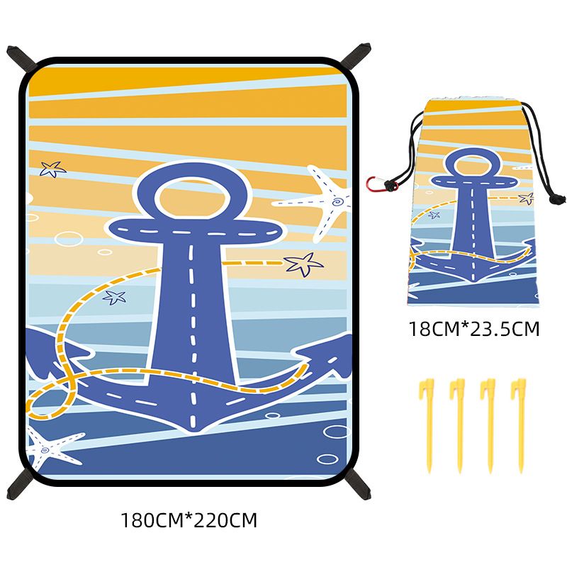 Bohemian Beach Mat Quick Drying Anti Splashing Moisture-proof Mat Outdoor Picnic Mat Camping Blanket Beach Mat