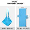 1PC Solid Color Quick Dry Beach Chair Cover Holiday Garden Swimming Pool Lounger Chairs Cover with Storage Pocket Color Blue