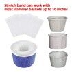 20 PCS Filter Socks Storage Reusable Nylon Pool Accessories Baskets Skimmers (White)