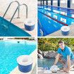 20 PCS Filter Socks Storage Reusable Nylon Pool Accessories Baskets Skimmers (White)