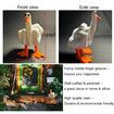 Middle Finger Duck You Figurine Statue, Funny Little Duck Resin Decor for Guys Adults Men