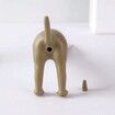 3Pcs Pooping Dog Butt Toothpaste Topper, Funny Creative Toothpaste Squeezer for Friends Family Brown