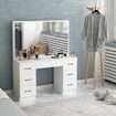 Dressing Table Set with Mirror Makeup Dresser Vanity Modern Home Furniture