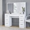 Dressing Table Set with Mirror Makeup Dresser Vanity Modern Home Furniture