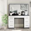 Dressing Makeup Table Vanity Dresser with Mirror for Women Home Bedroom Furniture