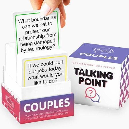 200 Couples Conversation Cards Dating Card Game for Adults Enjoy Better Relationships and Deeper Intimacy Fun Couples Game for Date Night,Valentine Card Games for Couples