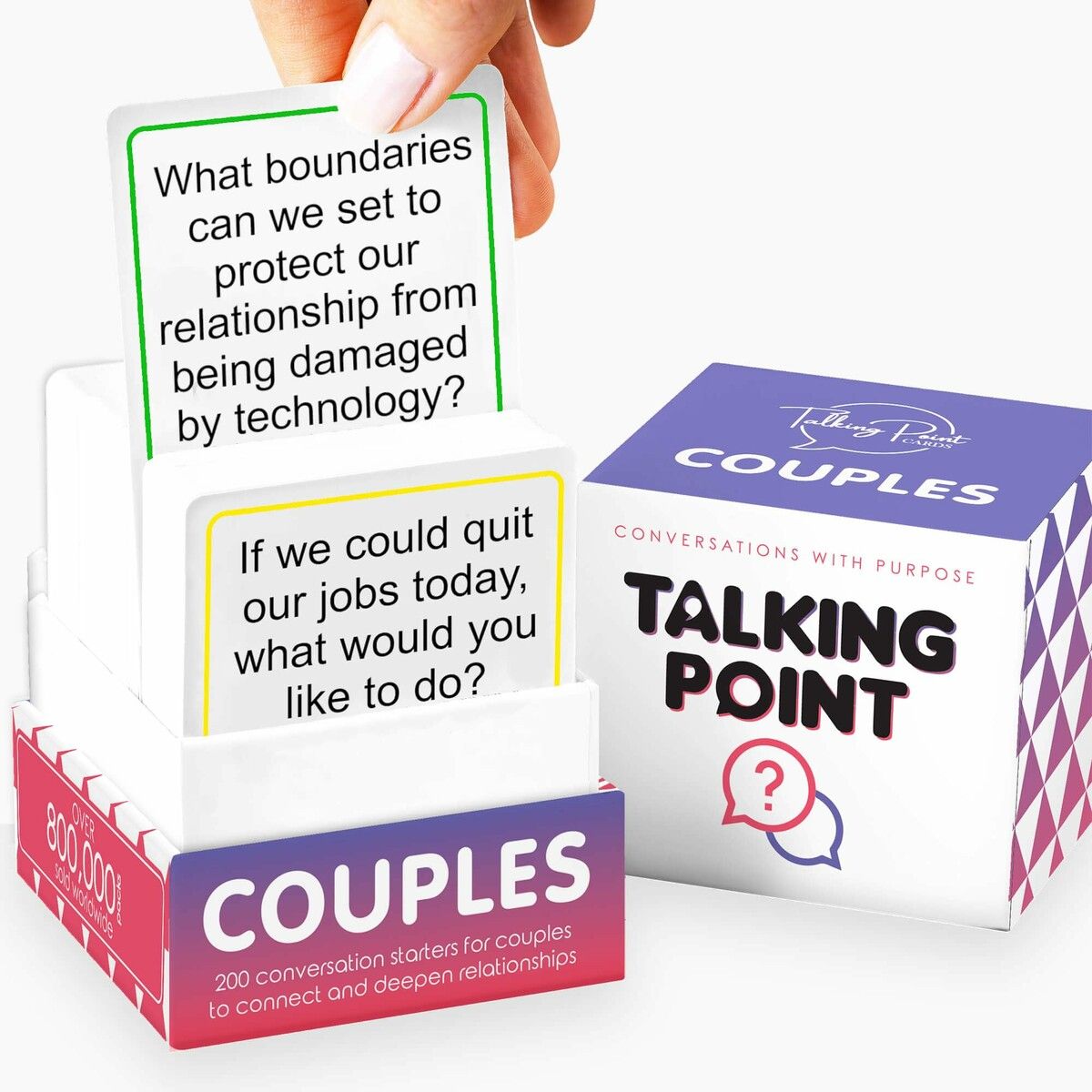 200 Couples Conversation Cards Dating Card Game for Adults Enjoy Better Relationships and Deeper Intimacy Fun Couples Game for Date Night,Valentine Card Games for Couples